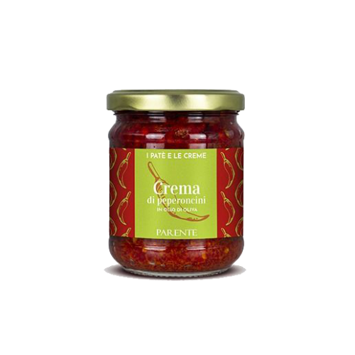 Crema di peperoncini in olio di oliva